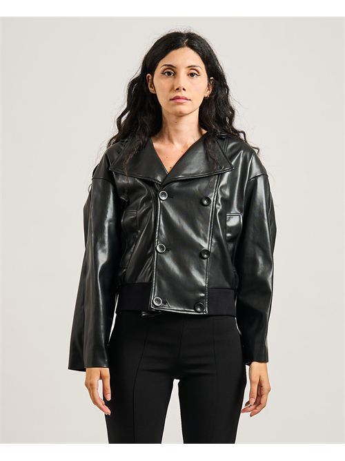 Giacca donna Silvian Heach dalla finitura lucida SILVIAN HEACH | GPA25172GBBLACK